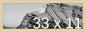 Frame It Easy 33 x 11 Wheat Wood Frame by FrameItEasy