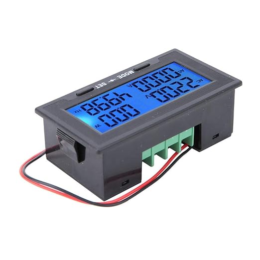 Oumefar Intelligent Digital LCD Display AC Voltage Current Tester Meter 0-500V - Image 2