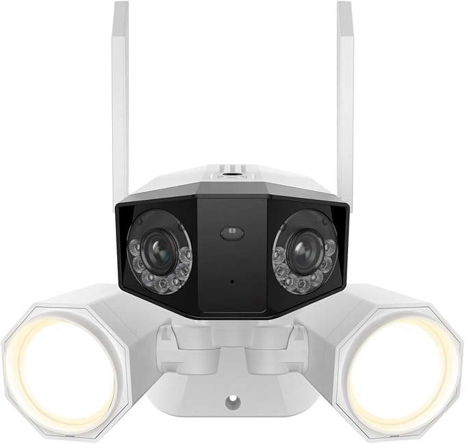 REOLINK 4K 8MP Floodlight Security Camera Outdoor, Dual-Lens Camera w/ 180° FOV by REOLINK