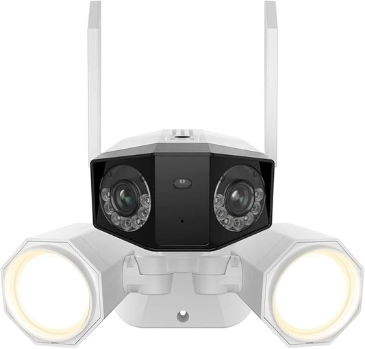 REOLINK 4K 8MP Floodlight Security Camera Outdoor, Dual-Lens Camera w/ 180° FOV by REOLINK