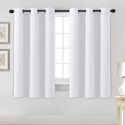 H.VERSAILTEX White Curtains for Bedroom Thermal Insulated Room Darkening Living by HVERSAILTEX