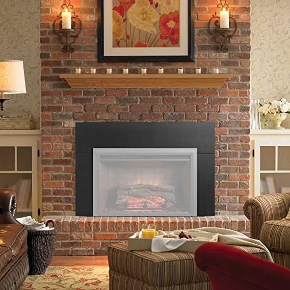 SimpliFire Electric Fireplace Insert, 32-Inch Black Traditional Fire Place - Image 5