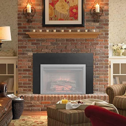 SimpliFire Electric Fireplace Insert, 32-Inch Black Traditional Fire Place - Image 5