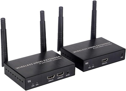 EXVIST Wireless HDMI Extender Transmitter and Receiver W/HDMI Loop-Out by EXVIST