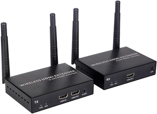 EXVIST Wireless HDMI Extender Transmitter and Receiver W/HDMI Loop-Out by EXVIST