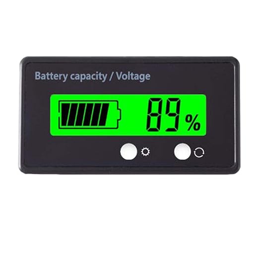 12V 24V 36V 48V Battery Capacity Indicator Golf Cart Voltage Meter by DFCROMI