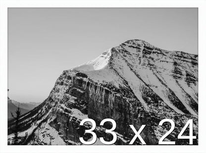Frame It Easy 33 x 24 White Wood Frame by FrameItEasy
