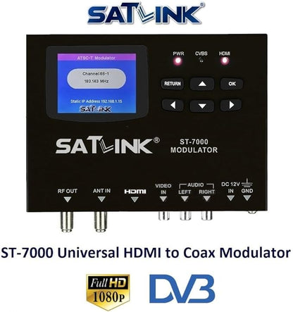 SatLink ST-7000 HDMI to RF Digital Modulator/Encoder Delivers 1080p HDMI Video - Image 4