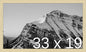 Frame It Easy 33 x 19 Wheat Wood Frame by FrameItEasy
