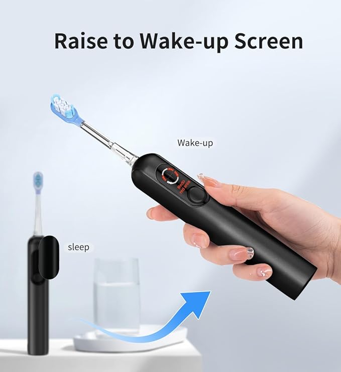 lunakind Sonic Toothbrush with Travel Case, Electric Toothbrush, AI Smart - Image 5