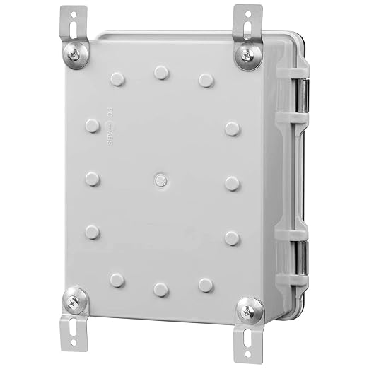 Co. ABS 6.6" x 8.7" x 4.3" Waterproof IP67 Hinged Electronics Box - Image 2