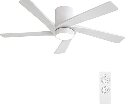 WINGBO 48 Inch Flush Mount DC Ceiling Fan by HomePage