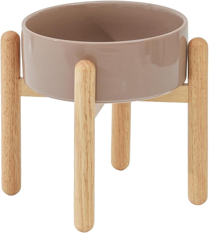 Ceramic 8.2inch Raised Dog Bowl by Havniva