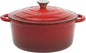Gibson Home Addlestone 5-Quart Red Enamel Cast Iron Dutch Oven by GibsonHomewares