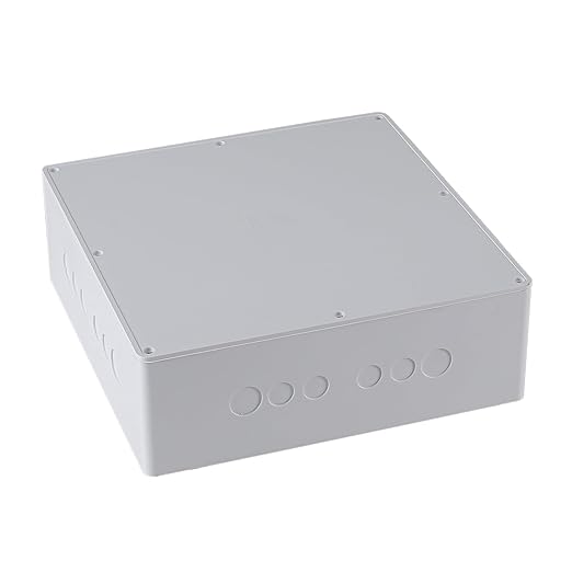 12" x 12" x 4" PVC Plastic Junction Box by Anpugaolao