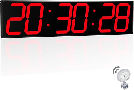 CHKOSDA 28.4''Large Digital Wall Clock, Automic Digital Clock by CHKOSDA