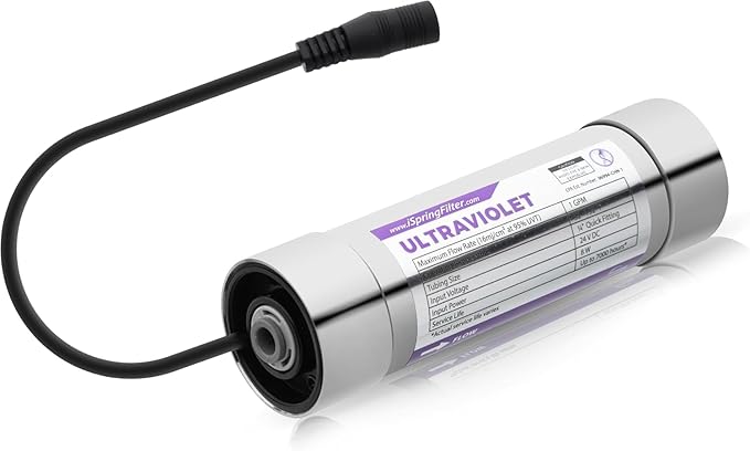 iSpring UVF8 LED UV Water Filter, Add-on Kit by iSpring