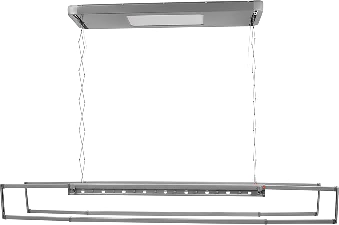 banborba Electric Retractable Airing Rack, Ceiling Mounted Clothes Drying Rack - Image 5