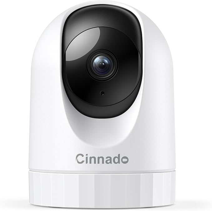 Cinnado Security Camera Indoor-2K 360° WiFi Cameras by Cinnado