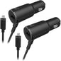 [2-pack] motorola turbopower 25 qc2.0 micro-usb car chargers, main product view