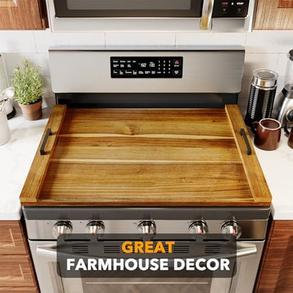 spaceaid noodle board stove kitchen cover with handles, side view