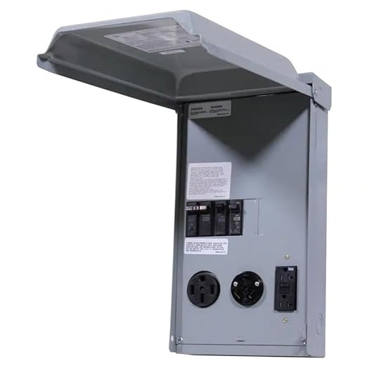 Midwest 50/30/20 amp U075CTL010 RV/EV Panel w/ 20 AMP GFCI by Unknown