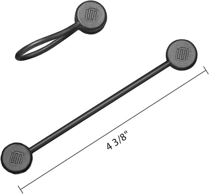 EUREKA ERGONOMIC Magnetic Cable Ties Reusable, 10 Pack Rubber Twist Ties - Image 8