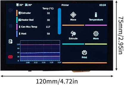 CM68 Cores Board Klippers Compatible 5inch Display Module Featuring 350cd/m² - Image 3