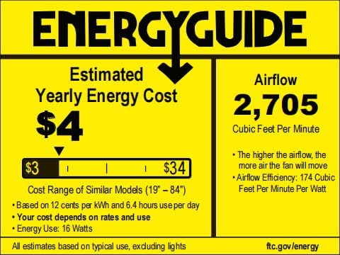 Fanbulous 42" Farmhouse Industrial Ceiling Fan with Light & Remote, ...