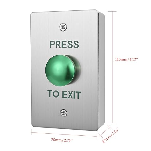 Push to Exit Button for Door Access Control Big Press Button Waterproof - Image 6
