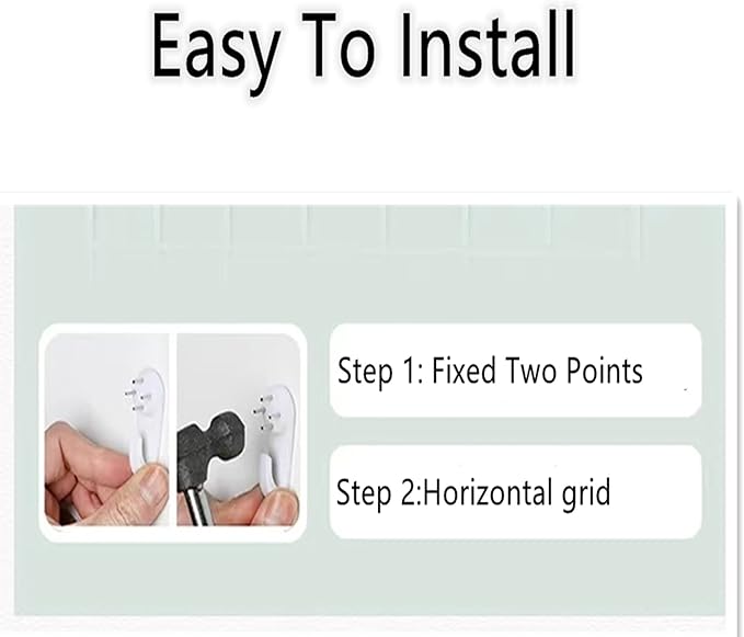Feadily 4 Pack Metal Grid Wall Board, Photos & Pictures Display Board, DIY Home - Image 6