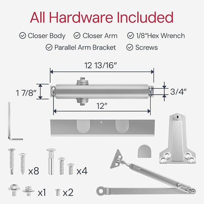 Lawrence Heavy Duty Door Closer Commercial Grade 1 - Image 6