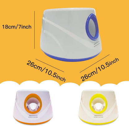 automatic dog ball launcher-small silent dog ball thrower on a desk or shelf