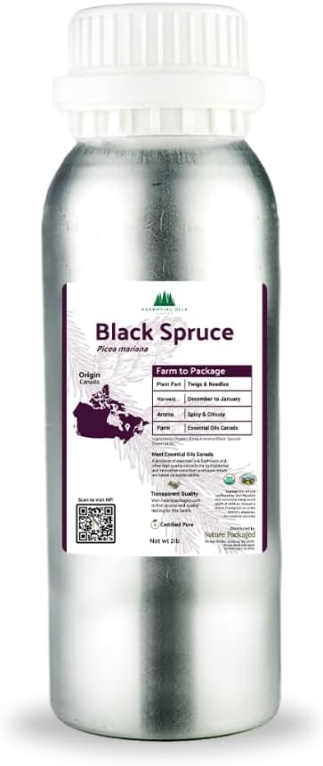 Organic Black Spruce Essential Oil from Canada by NaturePackaged