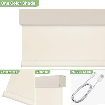 Motorized Blinds with Remote, Automatic Window Shades Work with - Image 4