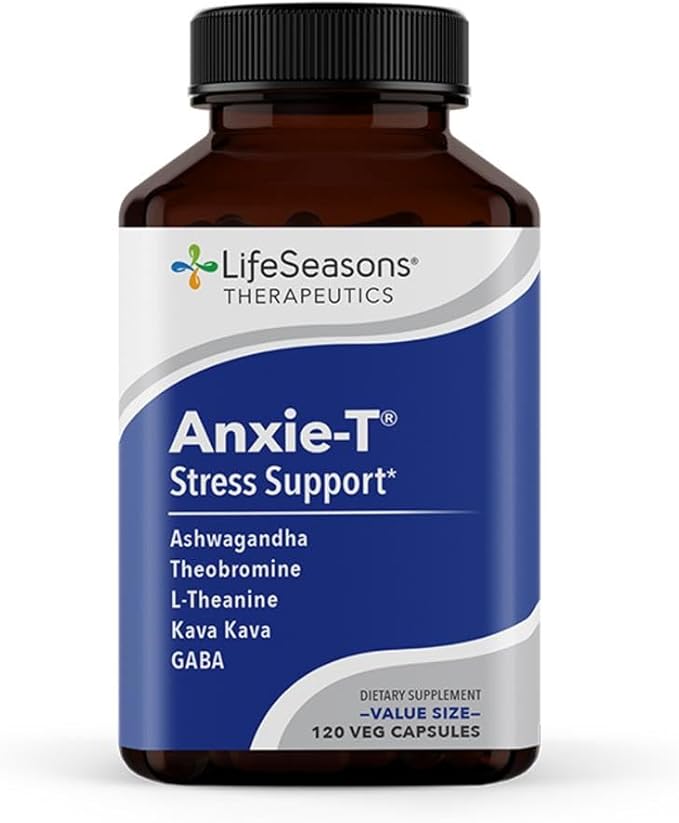 Anxie-T - Stress Relief Supplement - Supports Mood & Mental Focus - Feel Calm by LifeSeasons