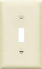 ENERLITES Toggle Switch Wall Plate, Gloss Finish, Size 1-Gang 4.50" x 2.76" by Enerlites