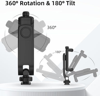 Flexible Phone Tripod Mount Adapter, Universal Smartphone Mount Adapter - Image 4