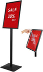 DISPLAYSWORKER Adjustable Heavy Duty Pedestal Sign holder floor Stand, sign by DISPLAYSWORKER