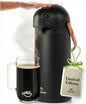 Thermal Coffee Carafe 102Oz w/Wood Trim, Keeps Coffee Hot by Cresimo