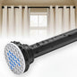 Black Shower Curtain Rod 24-40 Inch Integration Tension Curtain Rod, Load 44LBS No Splice 304 Stainless Steel Adjustable Spring Heavy Duty Tension Rods for Bathroom Windows No Drill Non Slip