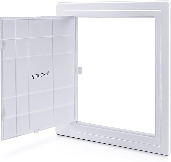 TICONN Access Panel for Drywall, 10 x 10 Inch ABS Plastic Wall Hole Cover by TICONN