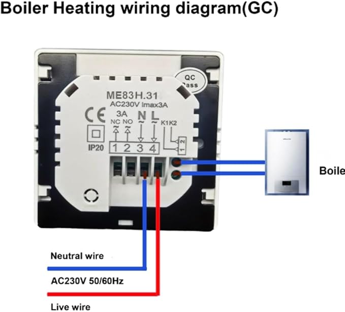 Wired Digital Room Thermostat - Image 6