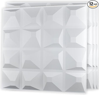 Art3d Decorative 3D Wall Panel, 32 Sq.FT PVC Interior Wall Decor by Art3d