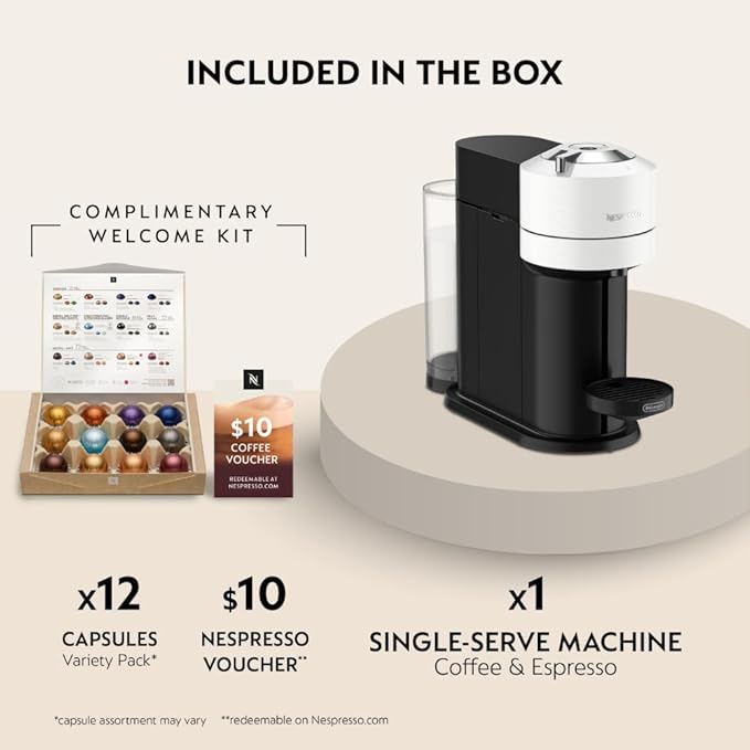 Nespresso Vertuo Next Coffee and Espresso Maker by De'Longhi - Image 3