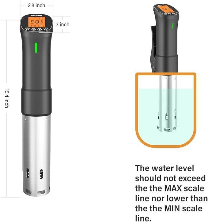 INKBIRD Wifi Sous Vide Cooker, 1000W Sous Vide Machine, Remote Control - Image 5