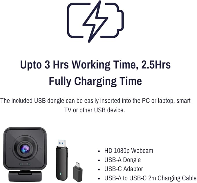 Project Telecom 1080p Wireless Webcam - Image 7