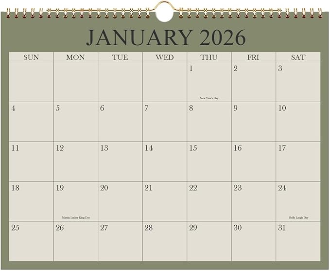 2026 Calendar - Wall Calendar 2026-2027 from January 2026 - June 2027, 18 by Runtioval