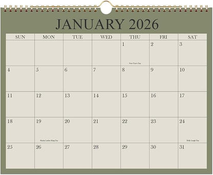 2026 Calendar - Wall Calendar 2026-2027 from January 2026 - June 2027, 18 by Runtioval