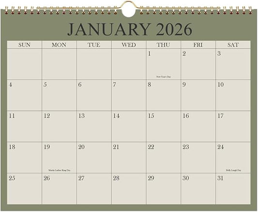 2026 Calendar - Wall Calendar 2026-2027 from January 2026 - June 2027, 18 by Runtioval